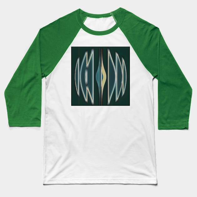 Ripple effect 1 Baseball T-Shirt by FlossOrFi